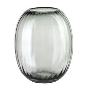 Serenite üveg váz 20x25,5 cm szürke dekorációhoz