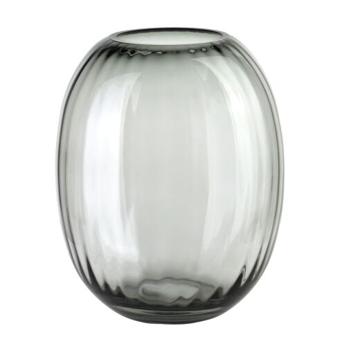 Serenite üveg váz 20x25,5 cm szürke dekorációhoz 143130091