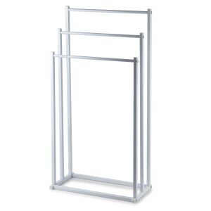 ZAC WHITE Fém törölközőtartó 44x21x66/76/86 cm Fehér