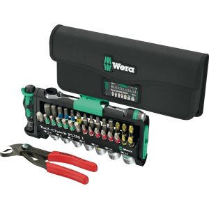 Wera Tool-Check Combi 1 m-es táska és Knipex Cobra fogó (40 db-os)