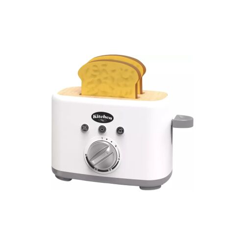 Chaoye Toys prăjitor de pâine alb pentru jucării cu două felii de pâine