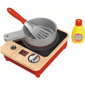 Aragaz de jucărie Chaoye Toys cu tigaie, spatulă și sticlă de ketchup - Jucarii si ustensile de bucătărie