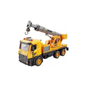 Žuti kamion dizalica igračka sa svjetlima i zvukovima - Manyuk Toys
