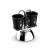 Bialetti - Set Mini Express Induction 2tz Czarna + 2 filiżanki 143131318