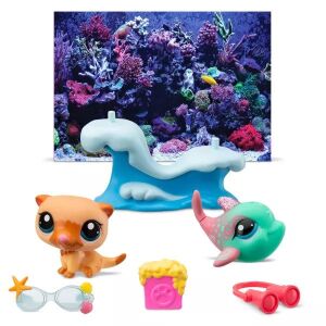 Littlest Pet Shop Petfluencer szett - Víz alatti kaland - 2 darabos 143131576 - Hasbro
