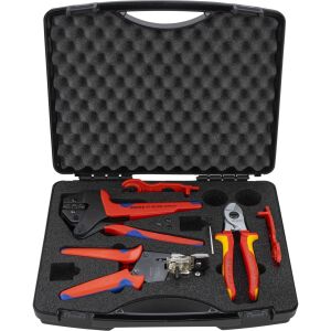 Knipex 97 91 04 V02 Photovoltaik MC4 Szerszámkészlet (7 db / csomag) 143131585 - Knipex