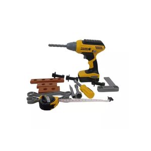 Szeszámosláda set igračaka alata od 17 dijelova s bušilicom, ključem i mjernom trakom - Dječji autić i DIY set za izradu