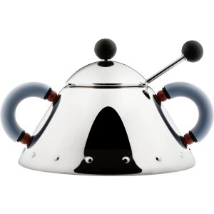 Alessi 9097 Cukortartó 0,2L - Kék / Inox 143131904 - Alessi