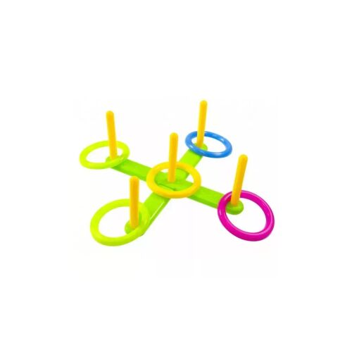 Műanyag ügyességi karikadobáló játék - Zöld 143131946