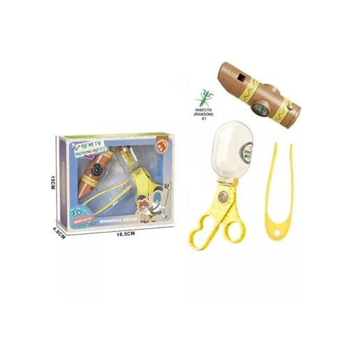 Set de observare a insectelor cu lupă și pensetă, set de prindere a insectelor pentru copii