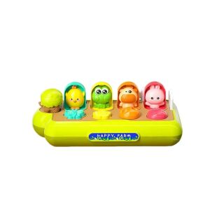 Interaktives Tier-Pop-up-Spielzeug für Babys, Happy Farm Lernspielzeug - Entwicklungsspiele für Babys