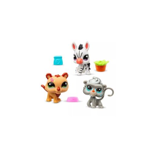Hasbro Littlest Pet Shop 3 darabos Zoo Pets játékfiguraszett 143132156