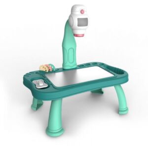 Projektoros rajztábla asztal gyerekeknek - Zöld