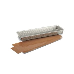 De Buyer Form Rett. Forato Téglalap alakú perforált tepsi 35 x 10,5 x 3,5cm - Inox 143132779 - De Buyer
