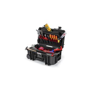 Knipex Robust26 Move Sanitär szerszámkészlet (17 darabos) - Nyitott állapotban - Knipex