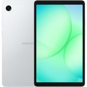 Samsung Galaxy Tab A11 Argintiu, vedere frontală și spate - Samsung Tablete