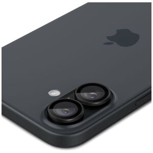 Spigen Optik.Tr Camera kamera lencse védő fólia fekete szegéllyel iPhone 16 Plus - 2 db 143138175 - Spigen