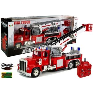 Vatrogasno vozilo, produžene rotirajuće ljestve, R/C zvučno svjetlo, sirena