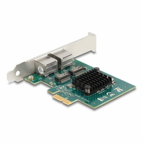 Delock PCI Express x1 kártya 2 x RJ45 Gigabit LAN BCM (88206) 143141736