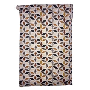 MK Bea Uzsonnás zsák – geometriai mintás, bézs-barna árnyalatokkal 143142218 - Uzsonnás táska