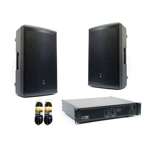 Thunder FLASH-15SET II Komplett Audio Rendszer: Erősítő, Hangfalak és Kábelek - Hangfal