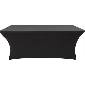 Rojaplast catering, vendéglátó asztal huzat – fekete, 180 × 75 × 72 cm