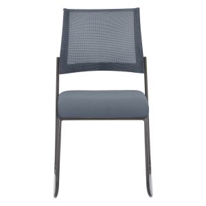 Rakásolható szék, szürke/fekete, BARIS