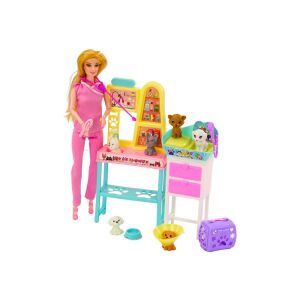 Állatorvosi Játékkészlet Babaápolással és Kiegészítőkkel