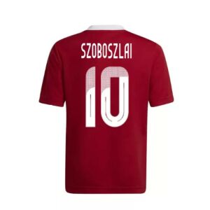 Magyarország mez felső szurkolói Adidas piros gyerek SZOBOSZLAI 10 143148675 - Focimez