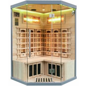 Sundum Solea 2 személyes szürke infravörös sarokszauna 143149380 - Szauna