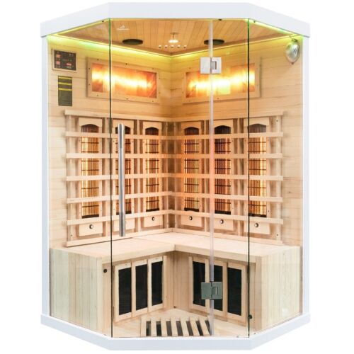 Sundum Solea 2 személyes fehér infravörös sarokszauna 143149386