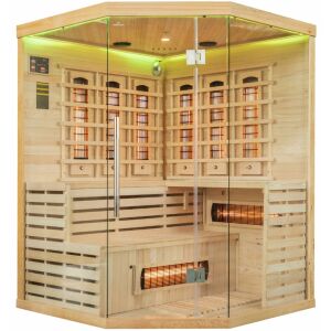 Sundum Solea 4 személyes Infravörös Sarok Szauna természetes 143149389 - Szauna