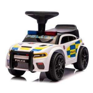J3 rendőrautó bébitaxi - Fehér rendőrautó kisgyermekeknek - R-Sport
