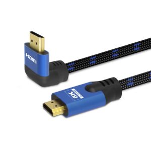 Savio CL-147 v2.1 nagysebességű HDMI kábel 1.8m , 8K , derékszögű 143155314 - HDMI kábel