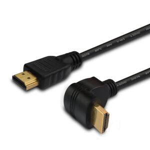 Savio CL-108 v2.0 nagysebességű HDMI (M) - HDMI (M) derékszögű kábel 1.5m 143155796 - HDMI kábel