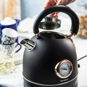 Rustikálna kanvica 1,8 l Klausberg KB7905 čierno-zlatá 143157270 - Varné kanvice, Sendvičovače, Stolné mixéry, Hriankovače a Odšťavovače a lisy