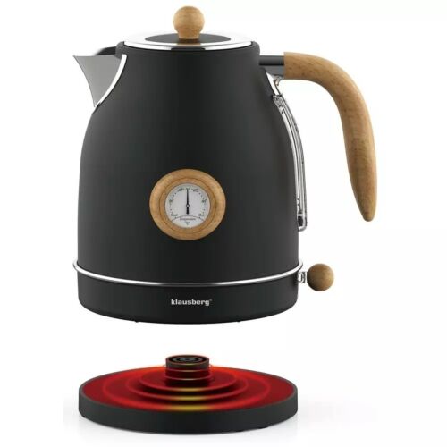 Vízforraló 1,7 L Klausberg KB7907 fekete és barna