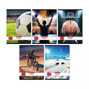 Caiet dictando cu model sport, A5, clasa a 4-a, 21-32 - diverse variante 143166158 - Herlitz Caiete