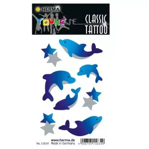 Herma: Tetovanie nálepka s delfínovým vzorom 143166211 - Tetovačky