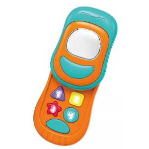 Bébi telefon hanggal és fénnyel, 16 cm 143166234 - Manyuk Toys