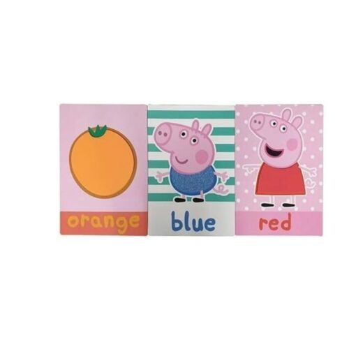 Peppa malac szenzoros kártyák: Narancs, Kék, Piros - Játék