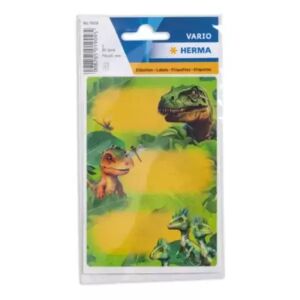 Herma: Dinó mintás füzetcímke - 9 db-os