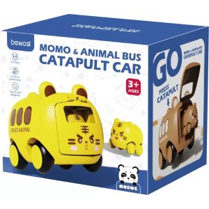 Busz alakú autókatapult, 12 cm 143166379 - Manyuk Toys