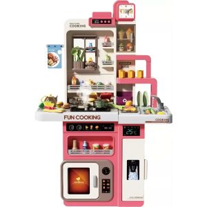 Set bucătărie de lux pentru copii cu lumini, 91 piese 143166487 - Bucatarie pentru copii