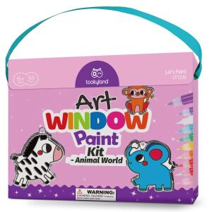 Tooky Toy: Glasmalset - Tiere 143166684 - Glasmalfarben