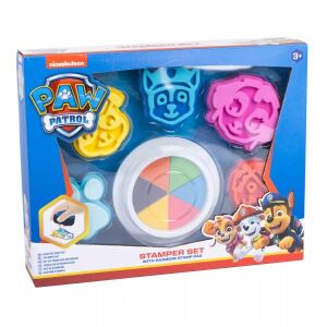 Paw Patrol Stempelset mit Regenbogen-Tintenkissen in Verpackung - Stempel