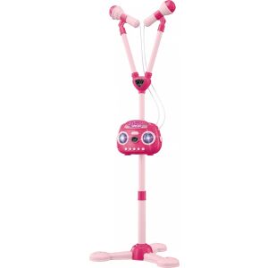 Doppel-Mikrofonständer - rosa 143863160 - Musikinstrumente zum Spielen