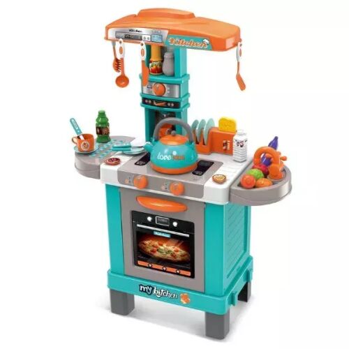Играчка кухня със светлини и звуци - синя 143166856