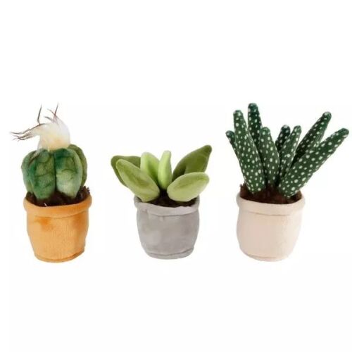 Cserepes virág plüssfigura - 12-17 cm, többféle