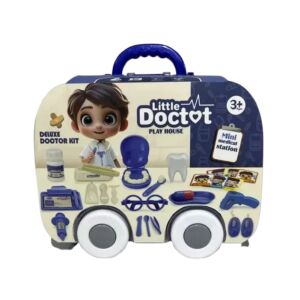 Orvosi készlet mini bőröndben